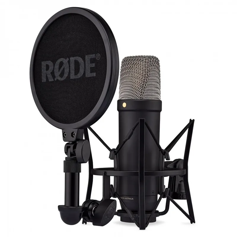 RODE NT1 5TH GEN BLACK - Mikrofon pojemnościowy Dual Connect XLR/USBc Nie przegap
