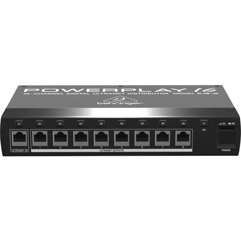 BEHRINGER POWERPLAY P16-D - 16-kanałowy cyfrowy dystrybutor sygnału ULTRANET Wyjątkowa oferta