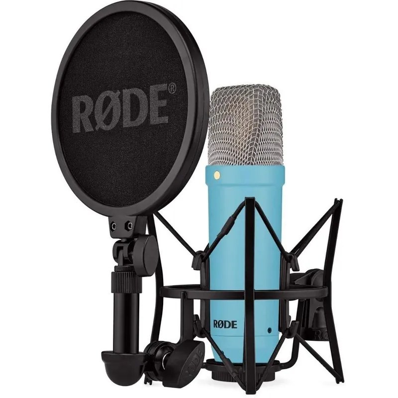 RODE NT1 - Signature BLUE Mikrofon pojemnościowy - zestaw do nagrań wokalnych Wyjątkowa oferta
