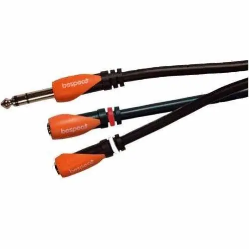 Bespeco SLYS2X030 – kabel Jack TRS / 2x mini Jack TRS 0,3 m Niska cena