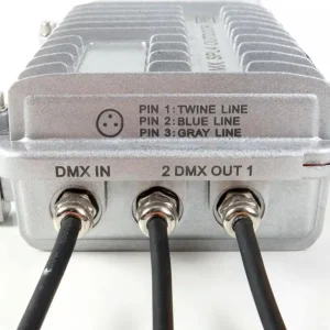 Premium Fractal Lights Splitter DMX 4 Outdoor IP65