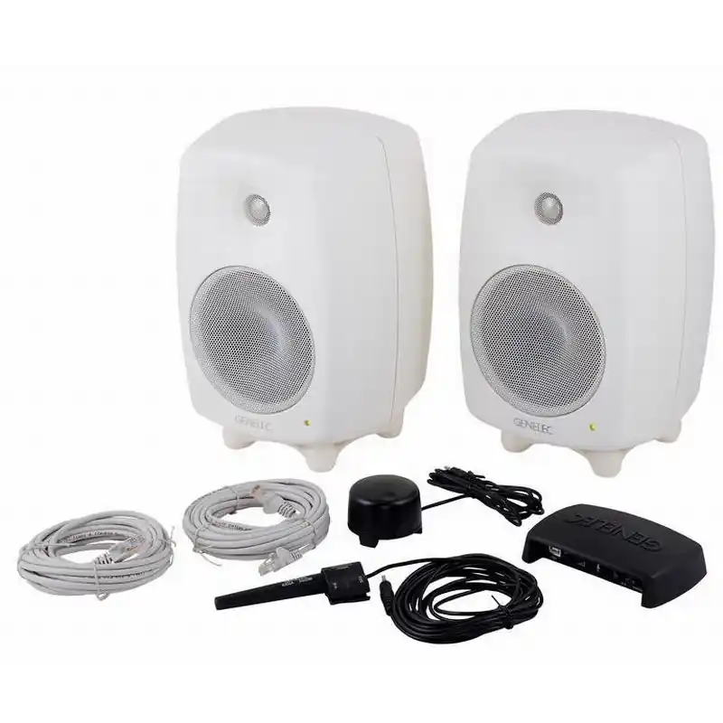 GENELEC 8320AWM-PACK Monitory dwudrożne bliskiego pola kolor biały network adapter kontroler głośności Taniej