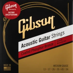 Super okazja Gibson Coated Phosphor Bronze 13-56 Medium – struny do gitary akustycznej