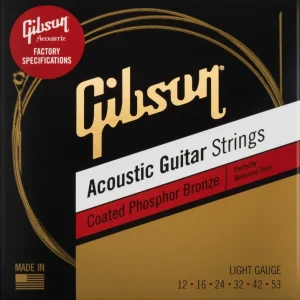 Nowość Gibson Coated Phosphor Bronze 12-53 Light – struny do gitary akustycznej