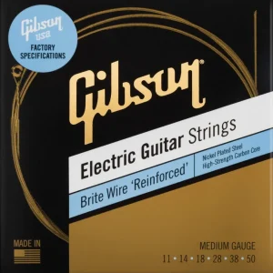 Hit sprzedaży Gibson Brite Wire 11-50 Medium – struny do gitary elektrycznej