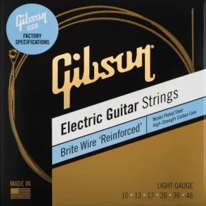 Gibson Brite Wire Reinforced 10-46 – struny do gitary elektrycznej Dostępne od ręki