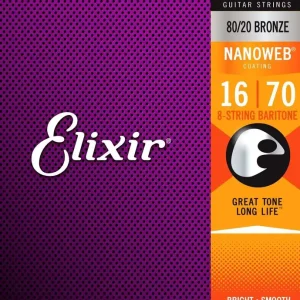 Elixir 11308 (16-70) NW – struny barytonowe do gitary Obniżka ceny