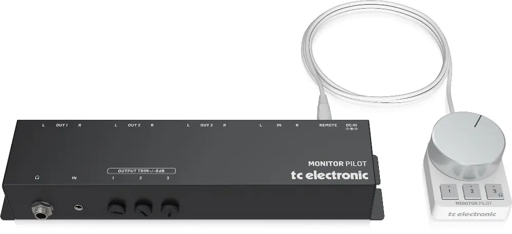 Nowość TC ELECTRONIC MONITOR PILOT Kontroler monitorów odsłuchowych