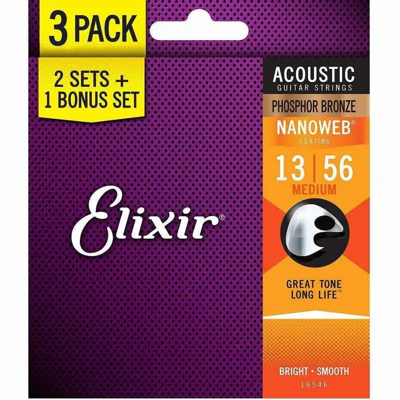 Elixir 16546 Phosphor Bronze (13-56) – struny do gitary akustycznej Okazja