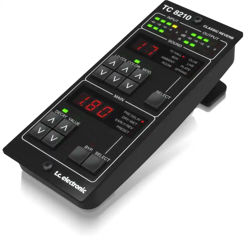 TC ELECTRONIC TC8210-DT - Efekt reverb w postaci wtyczki wraz z fizycznym sterownikiem Łatwy zwrot