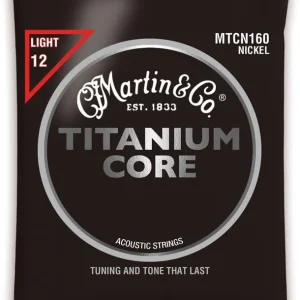 Martin TCN160 Titanium Core Light Nickel – struny do gitary akustycznej Tani