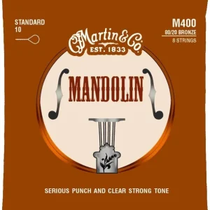 Niska cena Martin M400 – struny do mandoliny light