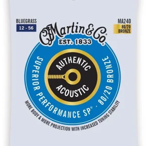 Nowy Martin MA240 Authentic Bluegrass 80/20 – struny do gitary akustycznej