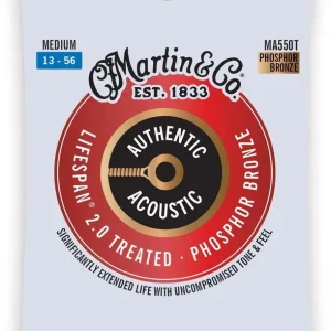 Martin MA550T Authentic Treated 92/8 Medium – struny do gitary akustycznej Okazja