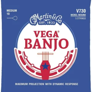 Nowy Martin Vega V730 7305 – struny do banjo medium