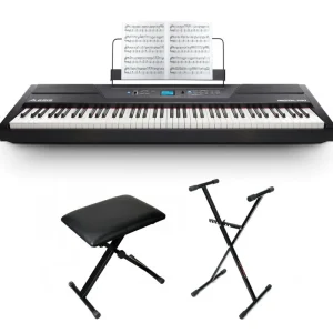 Alesis Recital Pro - Pianino Cyfrowe + Statyw + Ława Bezpieczne zakupy