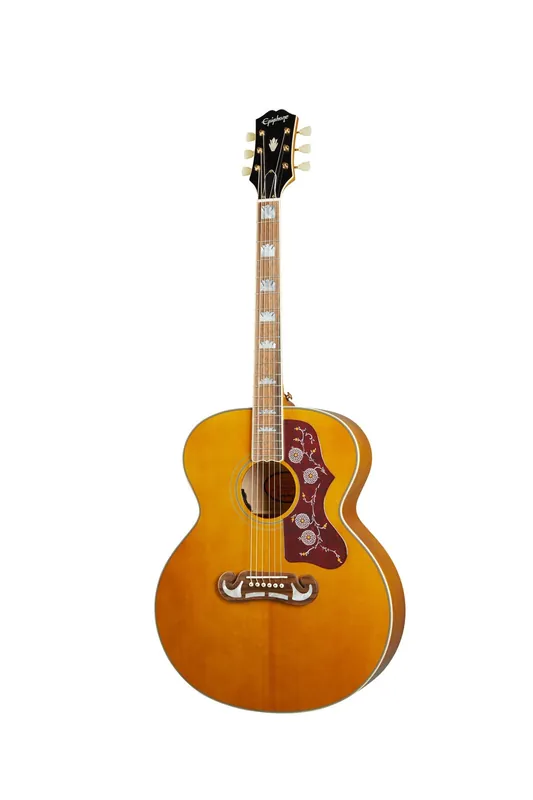 Bezpieczna płatność Gitara Elektroakustyczna Epiphone J-200 ANA Solid Wood Fishman Sonitone
