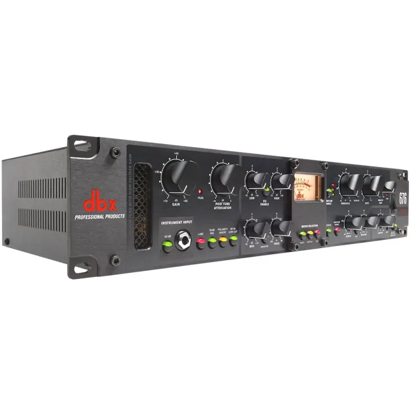 DBX 676 Tube Mic Pre Channel Strip przedwzmacniacz lampowy klasy-A Ekspresowa dostawa