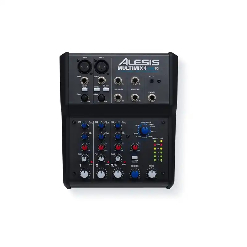 Mikser z procesorem efektów i interfejsem USB Alesis Multimix 4 USB FX Popularny