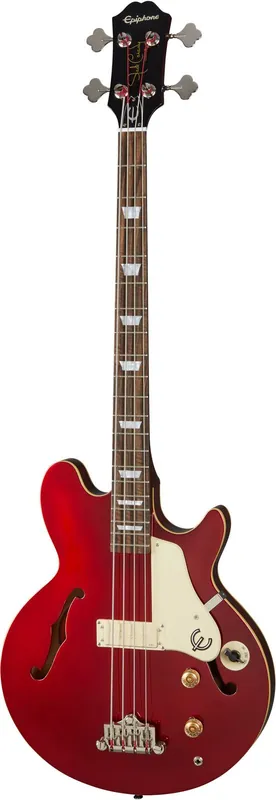 Łatwy zwrot Gitara basowa Epiphone Jack Casady Bass Sparkling Burgundy