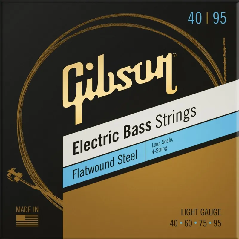 Gibson EB 040-095 – struny basowe flatwound long scale light Cena promocyjna