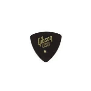 Wysoka jakość Kostki do gitary Gibson GG-73M 1/2 Gross Black Wedge Style/ Medium