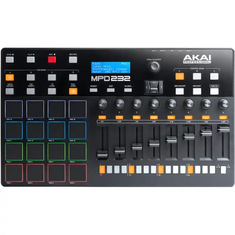 Szybka dostawa AKAI MPD 232 kontroler padowy usb/midi