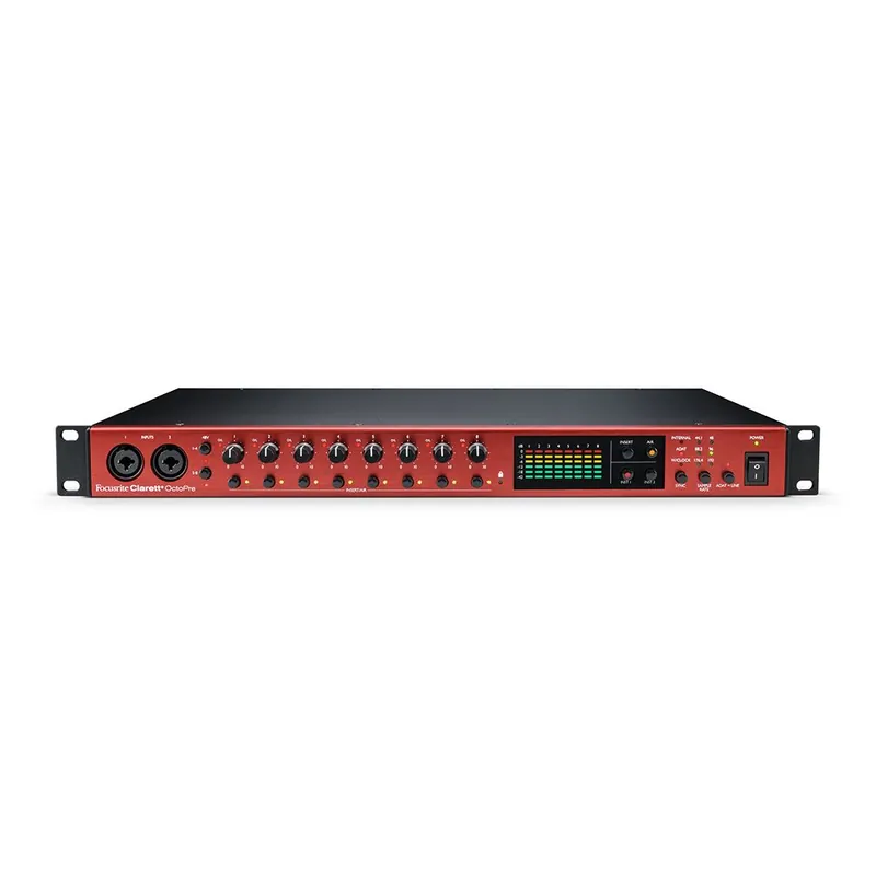 Wyjątkowa oferta FOCUSRITE Clarett+ OctoPre - ośmio-kanałowy przetwornik 24-bit/192kHz AD/DA