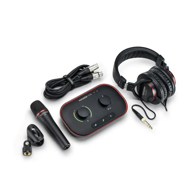FOCUSRITE Vocaster One Studio - zestaw do tworzenia podcastów PROMO Sprawdź teraz