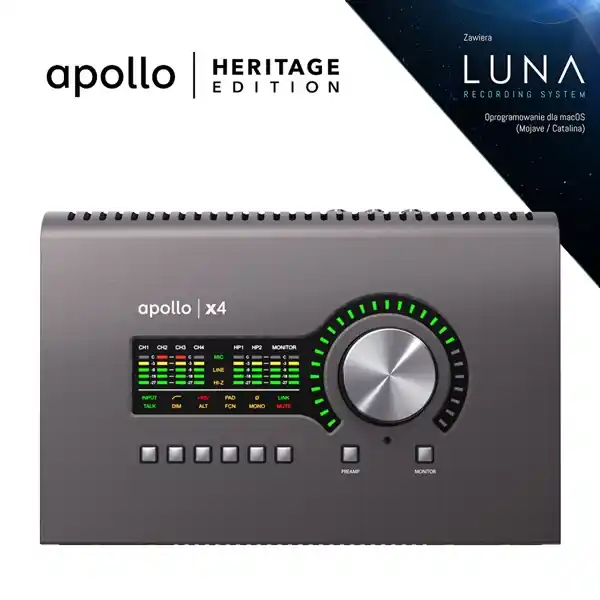 UA – APOLLO X4 Heritage Edition – Interfejs Audio Thunderbolt 3 Sprawdź teraz