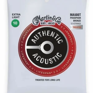 Martin MA500T – struny do gitary akustycznej 12-strunowej Premium