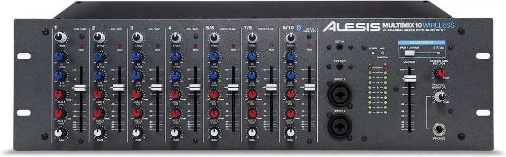 ALESIS MultiMix 10 Wireless mikser rack Łatwy zwrot