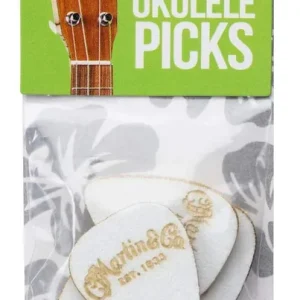 Martin Uke Picks 2.5mm White – kostki do ukulele (4 szt.) Wyjątkowa oferta