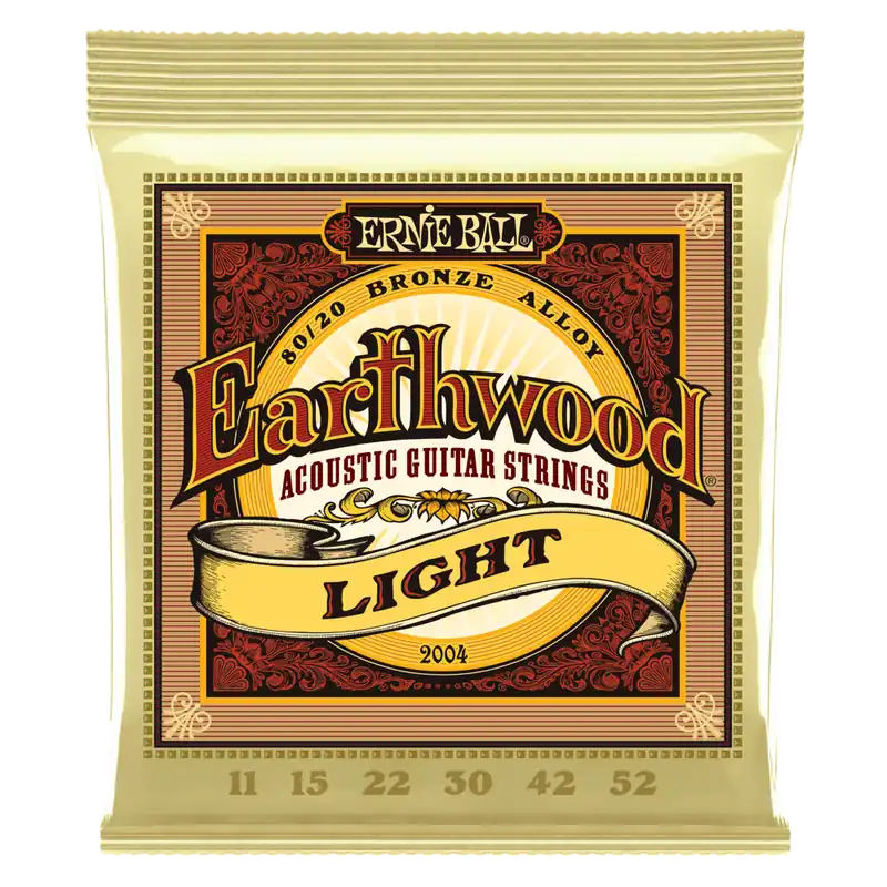 Bezpieczna płatność Struny do gitary akustycznej Ernie Ball 2004 Earthwood Light 80/20 Bronze 11-52