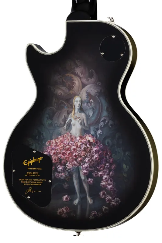 Kup online Gitara elektryczna Epiphone Adam Jones Les Paul Custom Art Collection Julie Heffernan‘s "Study For Self Portrait with Rose Skirt and a Mouse"