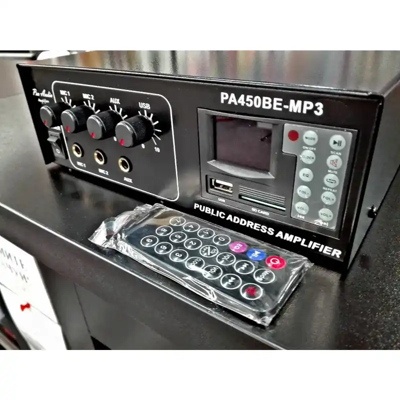 RH SOUND PA-450BE/MP3 Wzmacniacz 100V Ostatnie sztuki