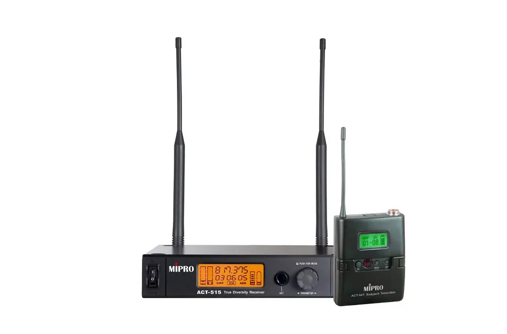 Wyprzedaż Mipro ACT 515/ACT-52T Jednokanałowy zestaw bezprzewodowy UHF z nadajnikiem bodypack