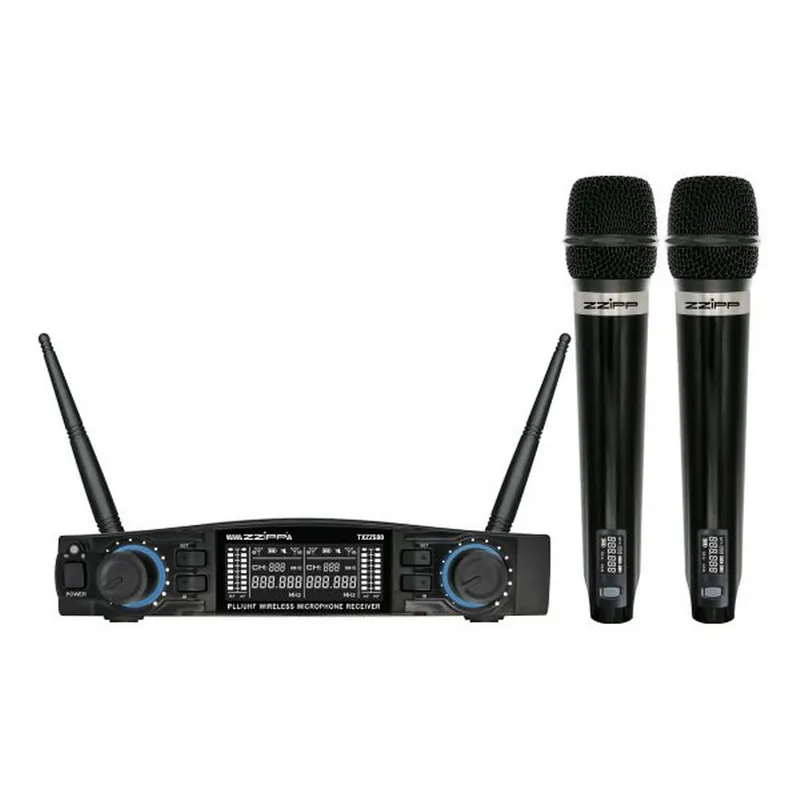 ZZiPP TXZZ580 - podwójny doręczyny zestaw mikrofonu bezprzewodowego UHF 512-652 MHz Taniej