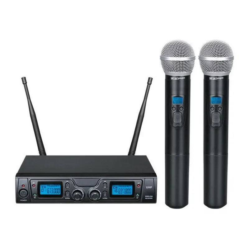 ZZiPP TXZZ620 - podwójny doręczny zestaw mikrofonu bezprzewodowego UHF 673-697.80MHz 16ch Oferta