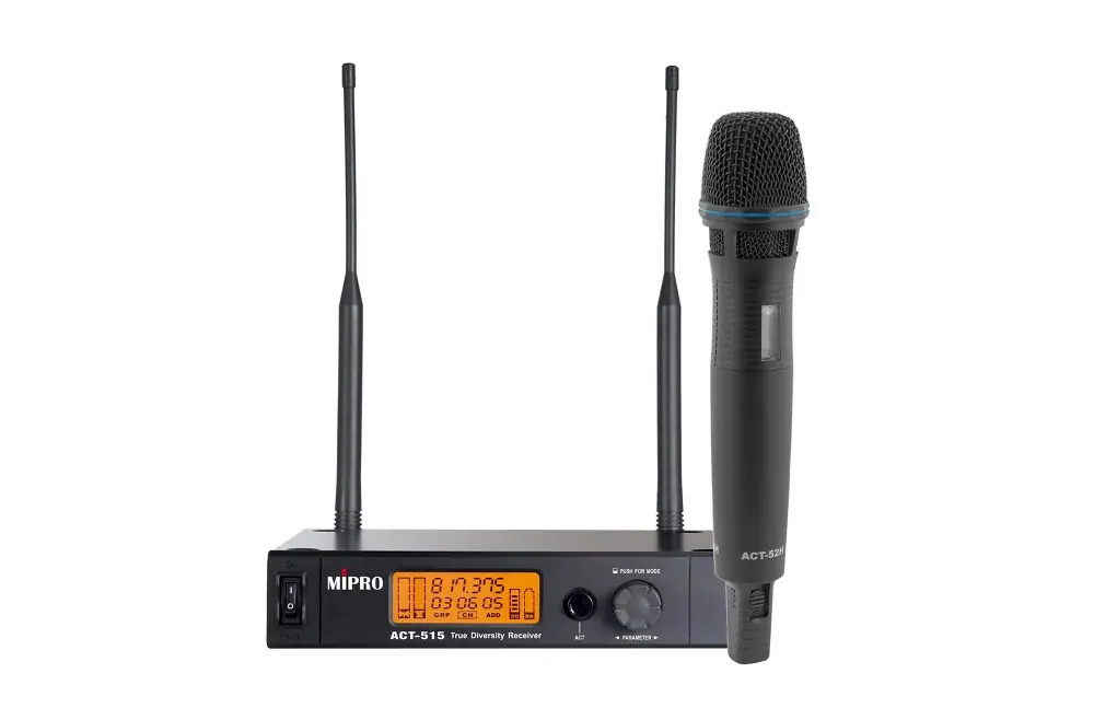 Mipro ACT 515/ACT-52H Jednokanałowy zestaw bezprzewodowy UHF z nadajnikiem do ręki Wyjątkowa oferta
