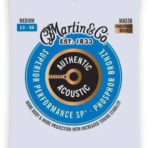 Nowość Martin Authentic Acoustic 92/8 13-56 Medium – struny akustyczne 3-pack