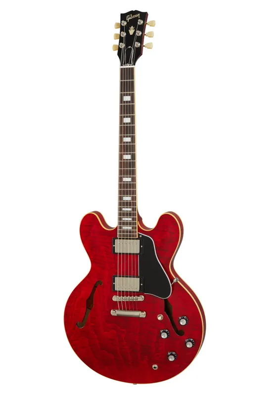 Super okazja Gibson ES-335 Figured LEFTY SC Sixties Cherry gitara elektryczna leworęczna