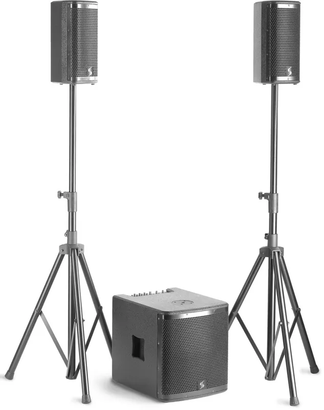 Niska cena STAGG SWS2800D21B-0 - zestaw nagłośnieniowy 700W + 2x 350W