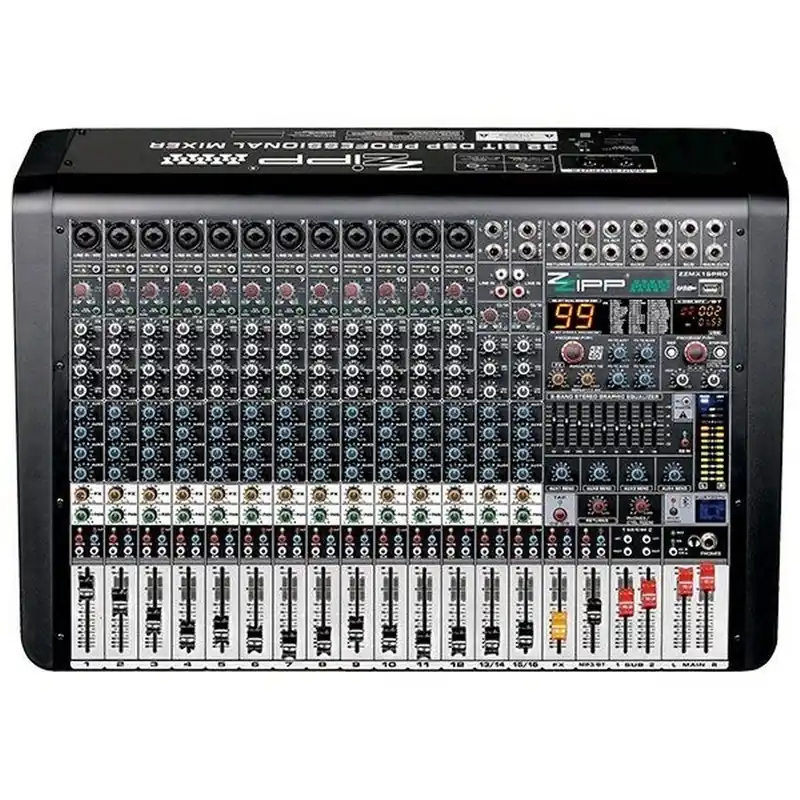ZZiPP ZZMX16PRO - 16-kanałowy mikser audio z DSP/MP3/BT Nowość