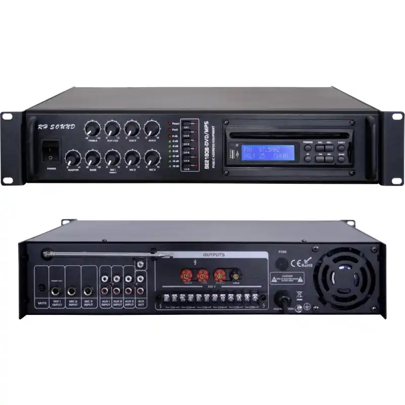 RH SOUND SE-2180B-DVD/MP3 Wzmacniacz 100V Oferta limitowana