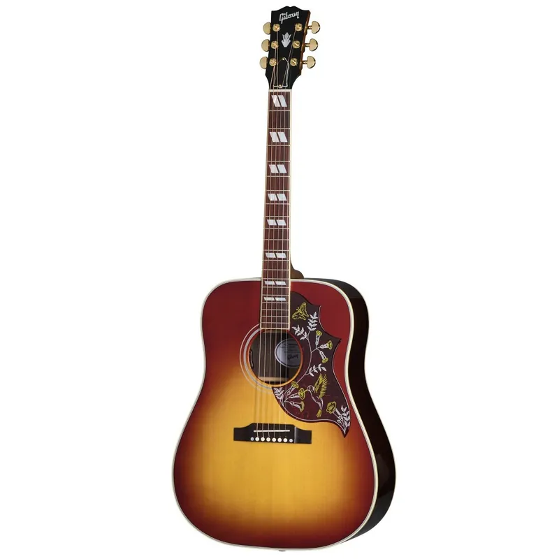 Popularny Gibson Hummingbird Standard Rosewood Rosewood Burst gitara elektro-akustyczna