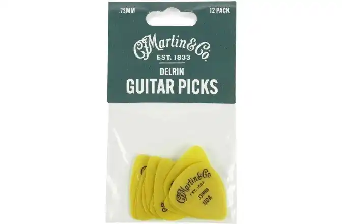 Martin Pick Pack 351 Delrin .73mm Yellow – kostki do gitary Tylko do końca tygodnia