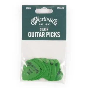 Martin Pick Pack 351 Delrin .88mm Green – kostki do gitary Super okazja