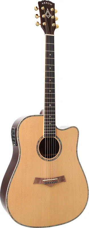 Nie przegap Arrow Platinum D CE Sitka/Rosewood – gitara elektroakustyczna
