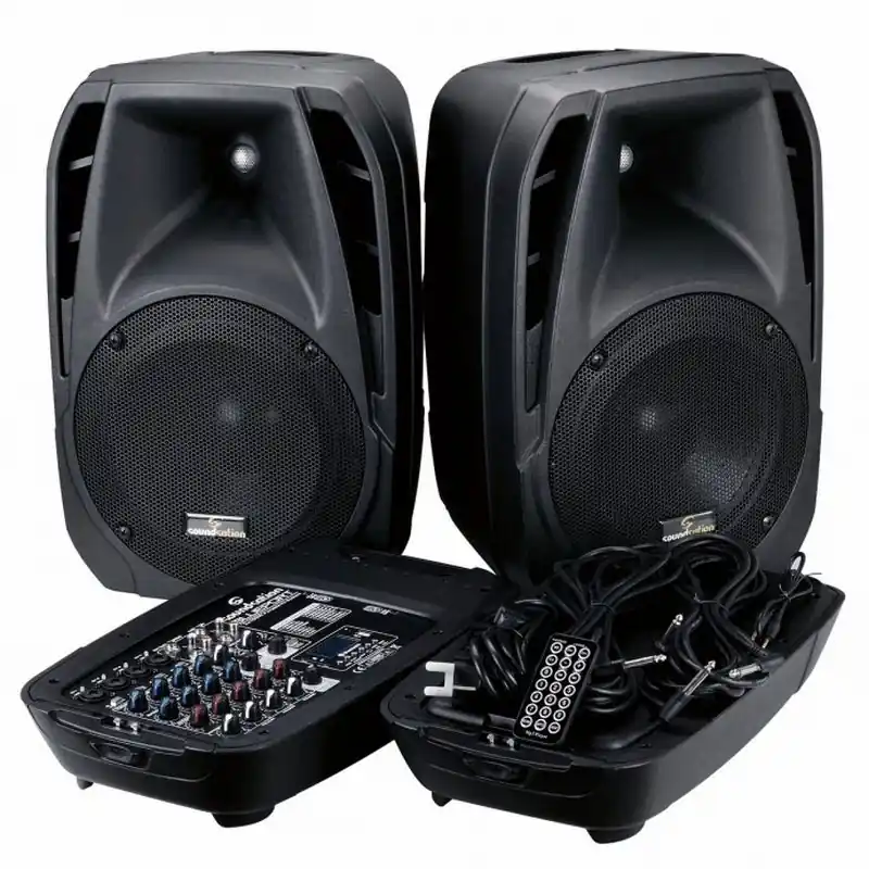 SOUNDSATION Bleuport Light Przenośny zestaw nagłośnieniowy Odtwarzacz MP3 Łatwy zwrot